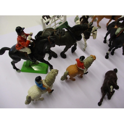 233 - A quantity of 1970's Britains composit horse riding figures