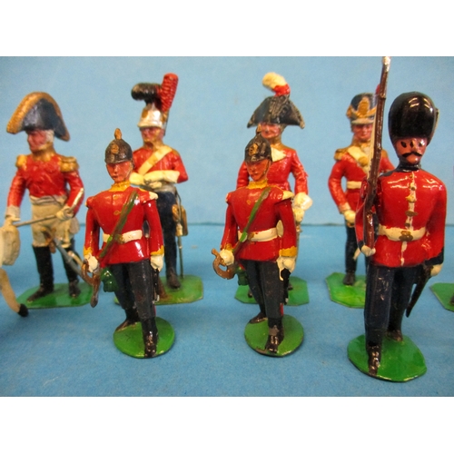 235 - A parcel of vintage die-cast lead soldiers, of various manufacturers and sizes