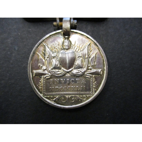 205 - The first Anglo-Afghan war 1842 medal for the defence of Kelat-I-Ghilzie to Gunner James Clarke 4th ... 