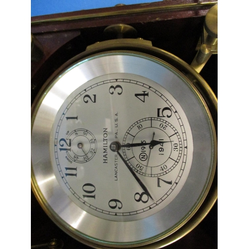 208 - A 1941 Hamilton watch Co Ministry of defence marine chronometer