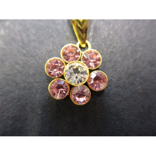 85 - A 22ct yellow gold necklace and pendant, approx. weight 3.4g,