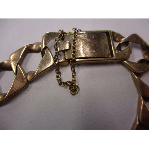 86 - A 9ct gold link bracelet, approx. weight 21.5g