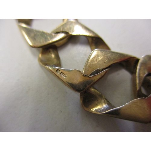 86 - A 9ct gold link bracelet, approx. weight 21.5g