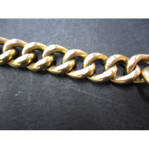 92 - A 9ct gold link bracelet, approx. weight 29g, approx. linear length 21cm