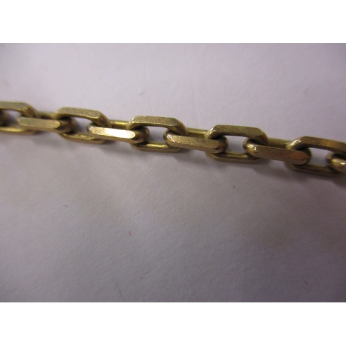 97 - A 9ct gold necklace chain with working clasp and safety chain ,approx. weight 25.3g