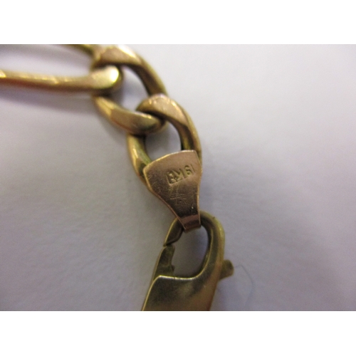 107 - A 9ct gold bracelet. Approximate weight 4.6g