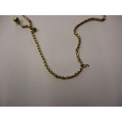 108 - A 9ct gold necklace. Approximate weight 4.8g.