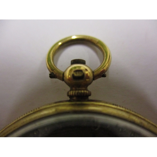 146 - An 18ct gold pocket watch and 3, 9ct gold items. Approximate weight of 9ct gold items 9.6g.