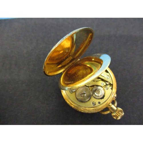 147 - An early 20th century 18ct gold cased pocket watch