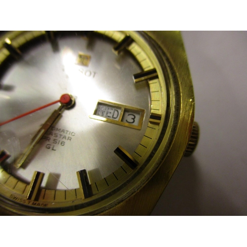 152 - A vintage Tissot automatic sea star PR516 GL watch, in working order