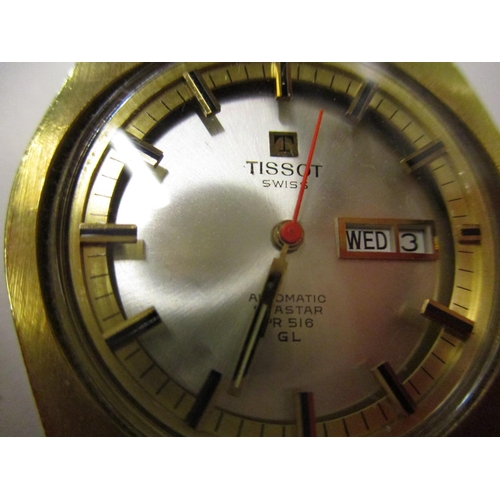 152 - A vintage Tissot automatic sea star PR516 GL watch, in working order