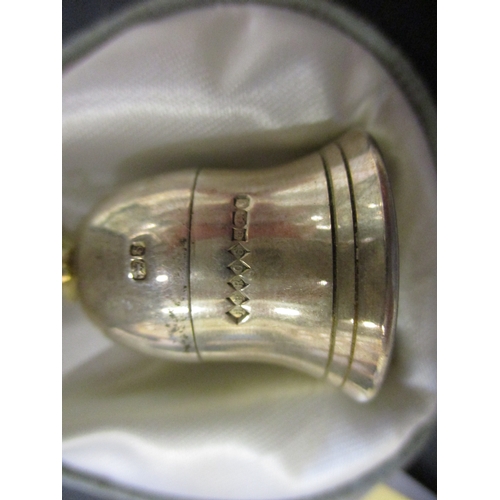 175 - Two sterling silver tooth fairy pots