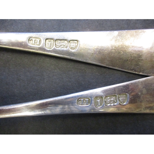 176 - A pair of Georgian silver berry spoons, dated for 1784 makers mark of I.L. approx. weight 130g