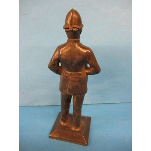 154 - A spelter lighter in the form a London policeman