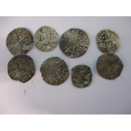 112 - A quantity of medieval hammered silver coins, to include clipped examples