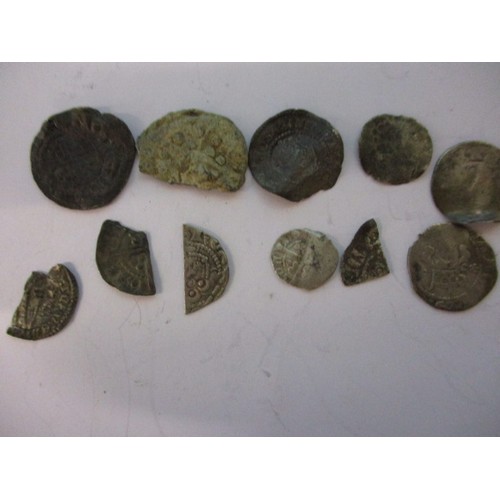 112 - A quantity of medieval hammered silver coins, to include clipped examples