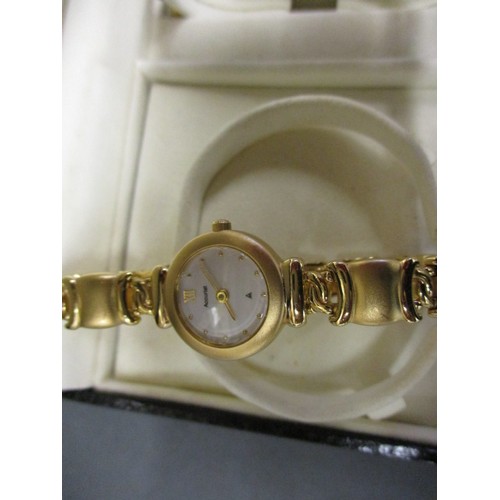 101 - A boxed duo of ladies evening watches by Accurist, in unused condition but not tested as they requir... 