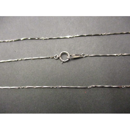 71 - A 950 platinum necklace and matching bracelet, both in original ZALES retailers boxes, approx. weigh... 