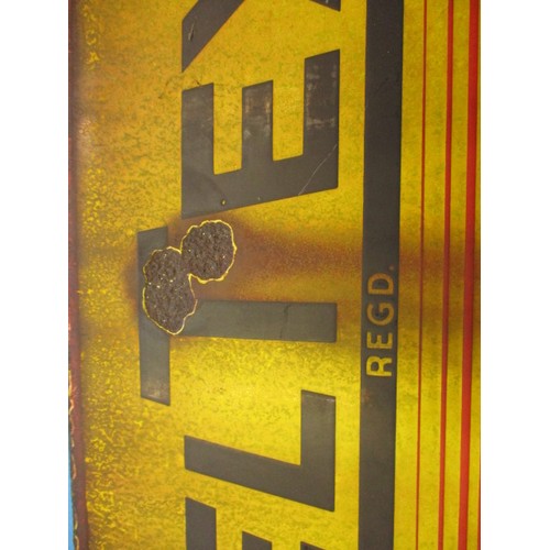 344 - An early 20th century double sided enamel advertising sign for ELTEX poultry appliances, approx. siz... 