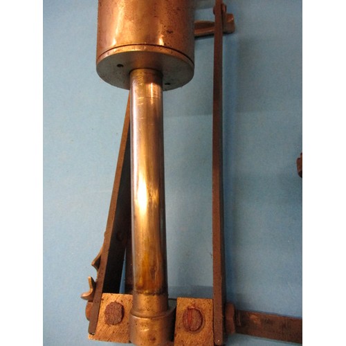 335 - A vintage Nesthill foot pump, as provided with Rolls Royce cars. In original, unrestored condition. ... 