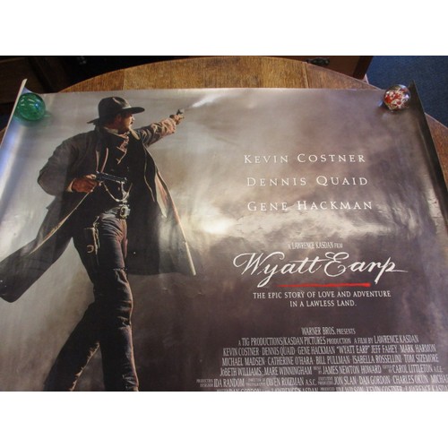 329 - Two original film posters, one for Gettysburg the other Wyatt Earp, in original post tube addresses ... 