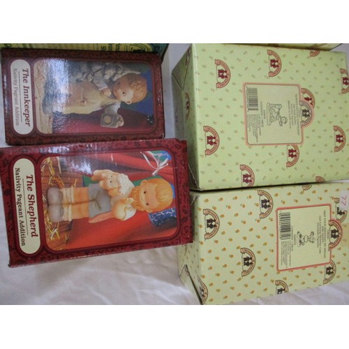 331 - A large quantity of boxed Lucie Atwell figures, most from the 1990’s and by Enesco  approx. 65 in to... 