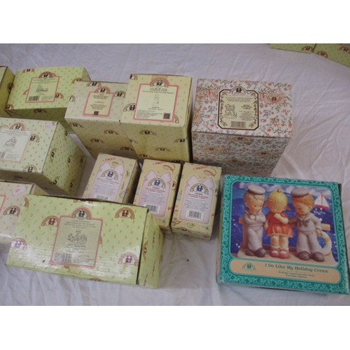 340 - A large quantity of boxed Mable Lucie Atwell figures, most from the 1990’s and by Enesco  over 70 in... 