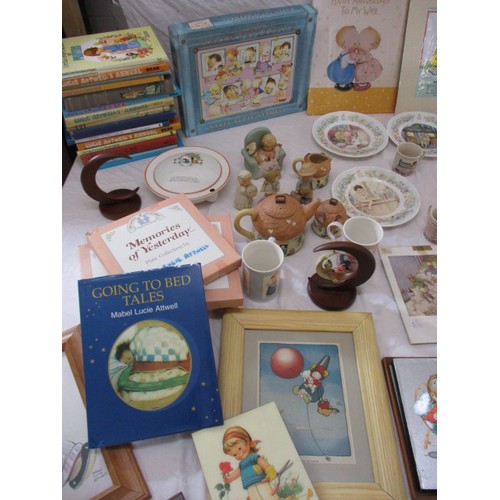 350 - A very large quantity of vintage Mable Lucie Atwell collectables to include a Shelly tureen(damaged)... 