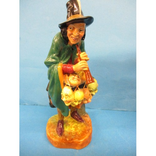 247 - 5 Vintage royal Doulton figures to include ‘The mask seller’ HN2103, ‘The gaffer’ HN2053 and ‘Owd Wi... 