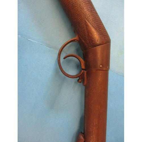 235 - An early 20th century (C1920s) .177 break action air rifle, un-marked but possibly by German Oscar W... 