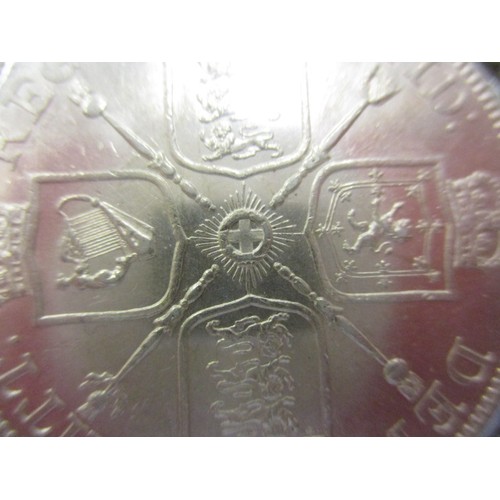 115 - 4 Pre-decimal silver coins, each in near uncirculated condition, to include an 1887 Crown an 1889 Cr... 