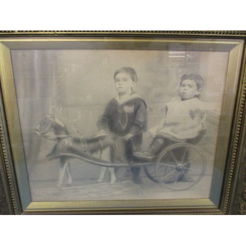 318 - Two late 19th century portrait photographs, approx. image dimensions 39x48cm in period glazed frames... 