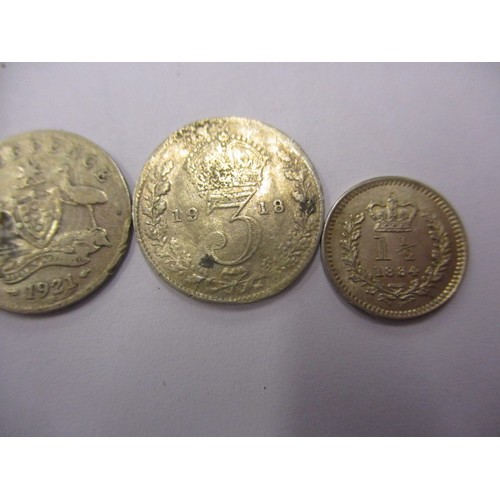 117 - A cased set of four 1870 Maundy coins, 1d 2d 3d and 4d all in uncirculated condition, also 3 other s... 