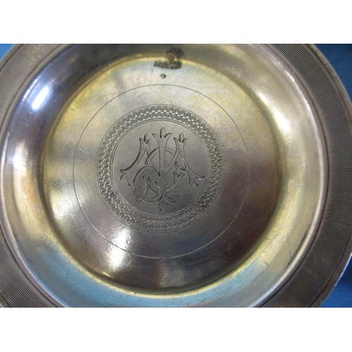 146 - A parcel of silver items and an Asian white metal bowl, approx. weight of marked items 239g