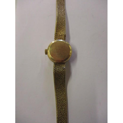 61 - Two gold cased ladies wristwatches and one other, 2 by Omega the other Tudor, not tested as to funct... 