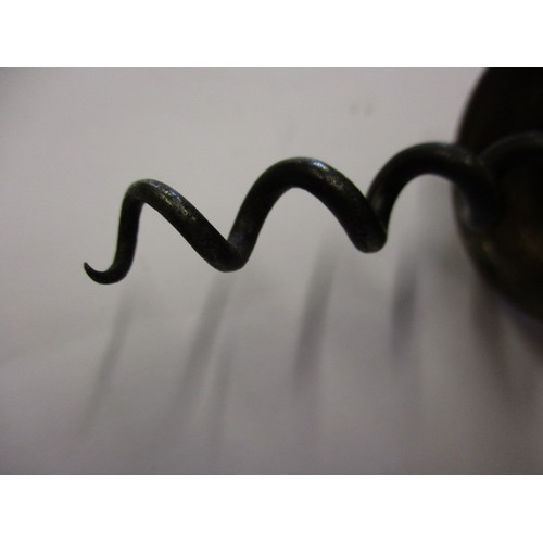 173 - A 19th century Thomason type double action corkscrew having bone handle and good worm