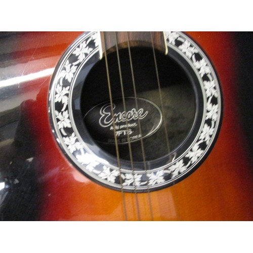 339 - 2 vintage acoustic guitars, an electric acoustic guitar and Ukulele. With age related use and wear, ... 