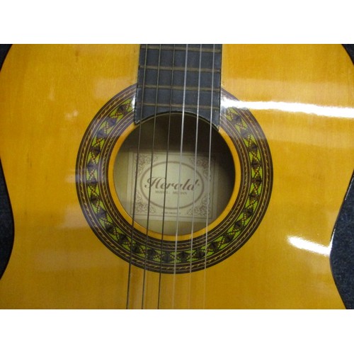 339 - 2 vintage acoustic guitars, an electric acoustic guitar and Ukulele. With age related use and wear, ... 