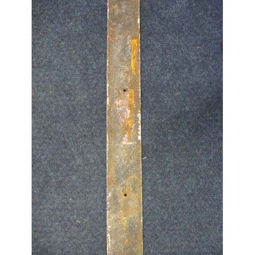 260 - An original LNER cast iron railway sign, approximate length 103cm. With general age related wear and... 