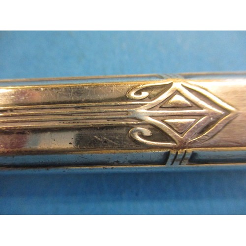 170 - An art nouveau cake knife by WMF, in useable condition with come tarnish, approx. length 29cm