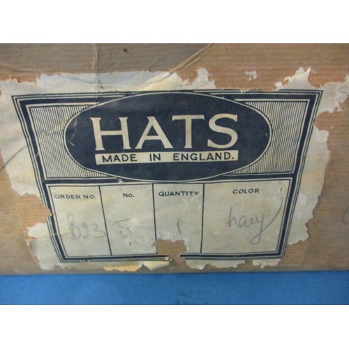 367 - A vintage Harman & Son bowler hat, in good pre-owned condition, probably a ladies riding hat.