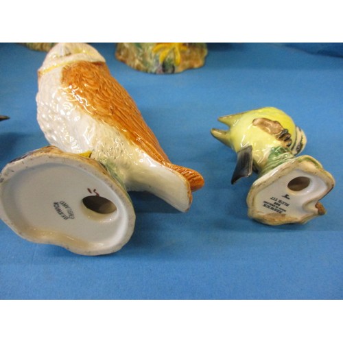 202 - A parcel of vintage Beswick bird models, to include several owls, one having what looks like a facto... 