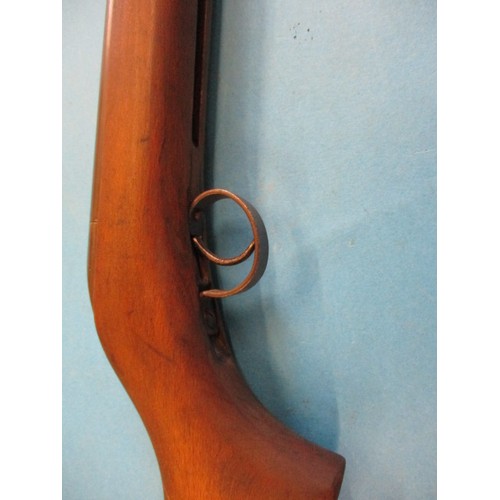 240 - A vintage break barrel .177 air rifle with open sight, in working order with general use related mar... 