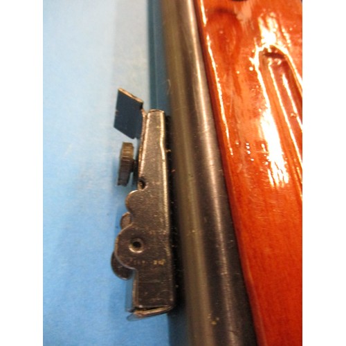 244 - A Chinese .22 break barrel air rifle, cocks and fires and with general use related marks