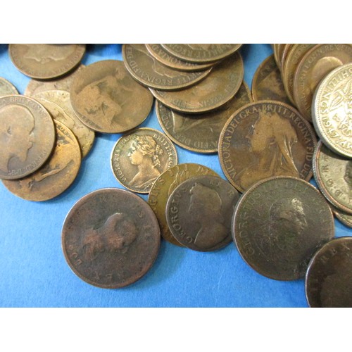 129 - Approx. 16kg of pre-decimal coins, most in circulated condition, around 1700 coins to include a tube... 