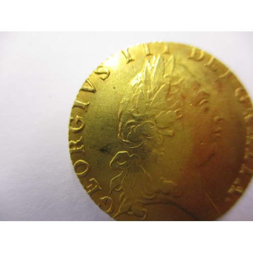 103 - A George III 1791 gold spade guinea in extra fine condition showing only light age-related marks, ap... 