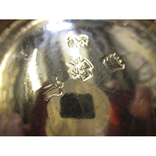 151 - A mid 18th century sterling silver tankard, London hallmark, approx. weight 344.7g, having a few sma... 