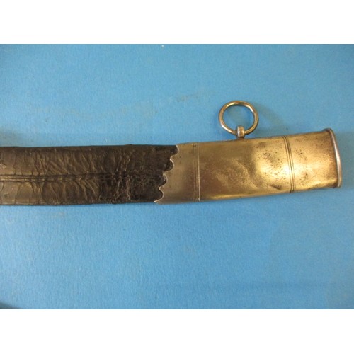 232 - An early 1796 pattern cavalry officers sabre sword, having what is believed to be original leather s... 