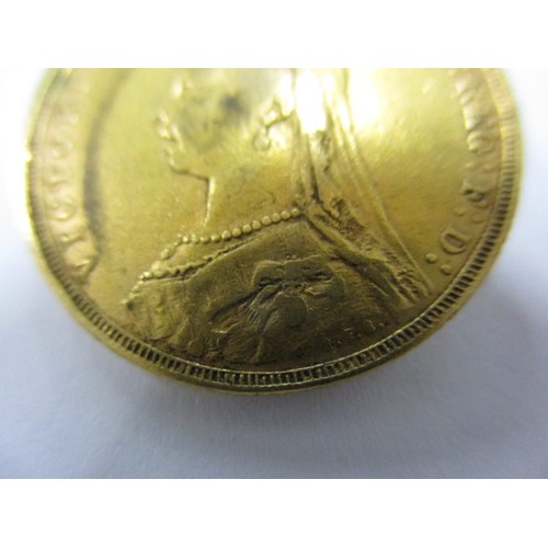 80 - A Victorian full gold sovereign dated 1891, a BV grade coin that’s been in circulation