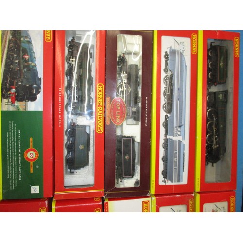 330 - A quantity of Hornby ‘00’ gauge model railway loco’s in boxes, some with interior polly packing, all... 